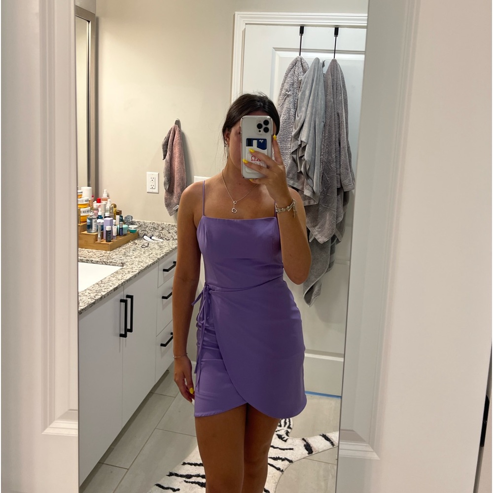 Purple Mini Dress